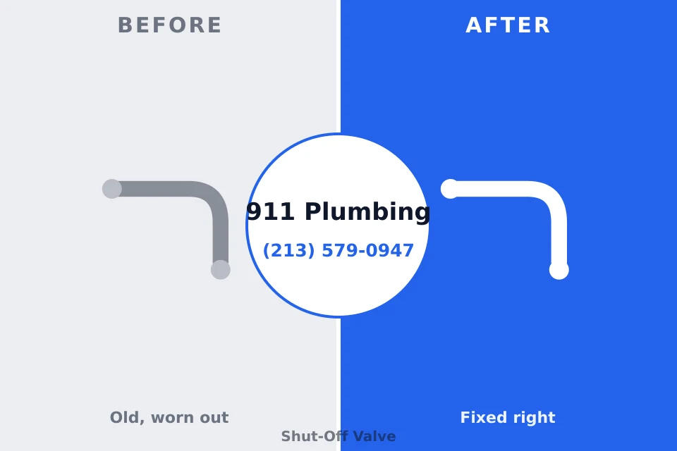 Before and after: plumbing company South Pasadena, FL